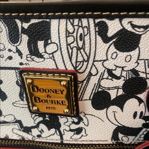 Host Pick🎉🎉🎉Dooney & Bourke Steam Boat Willie Mickey Mouse Shoulder Bag - Picture 10 of 11